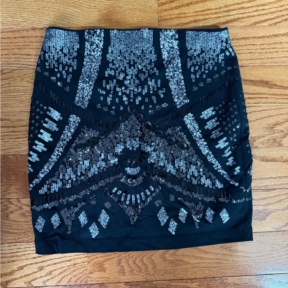 Express Sequin Mini Skirt NWT‎ | Size Small - Picture 3 of 5